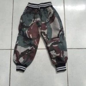 Celana Joger Army Loreng Anak Balita Katun / Joger Sport /Training