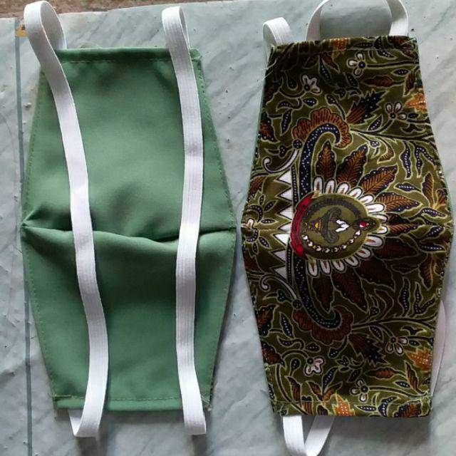 Masker batik logo Persit