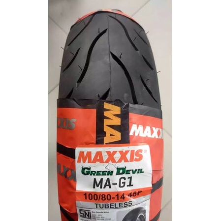 Ban Maxxis Green Devil 100/80 r14
