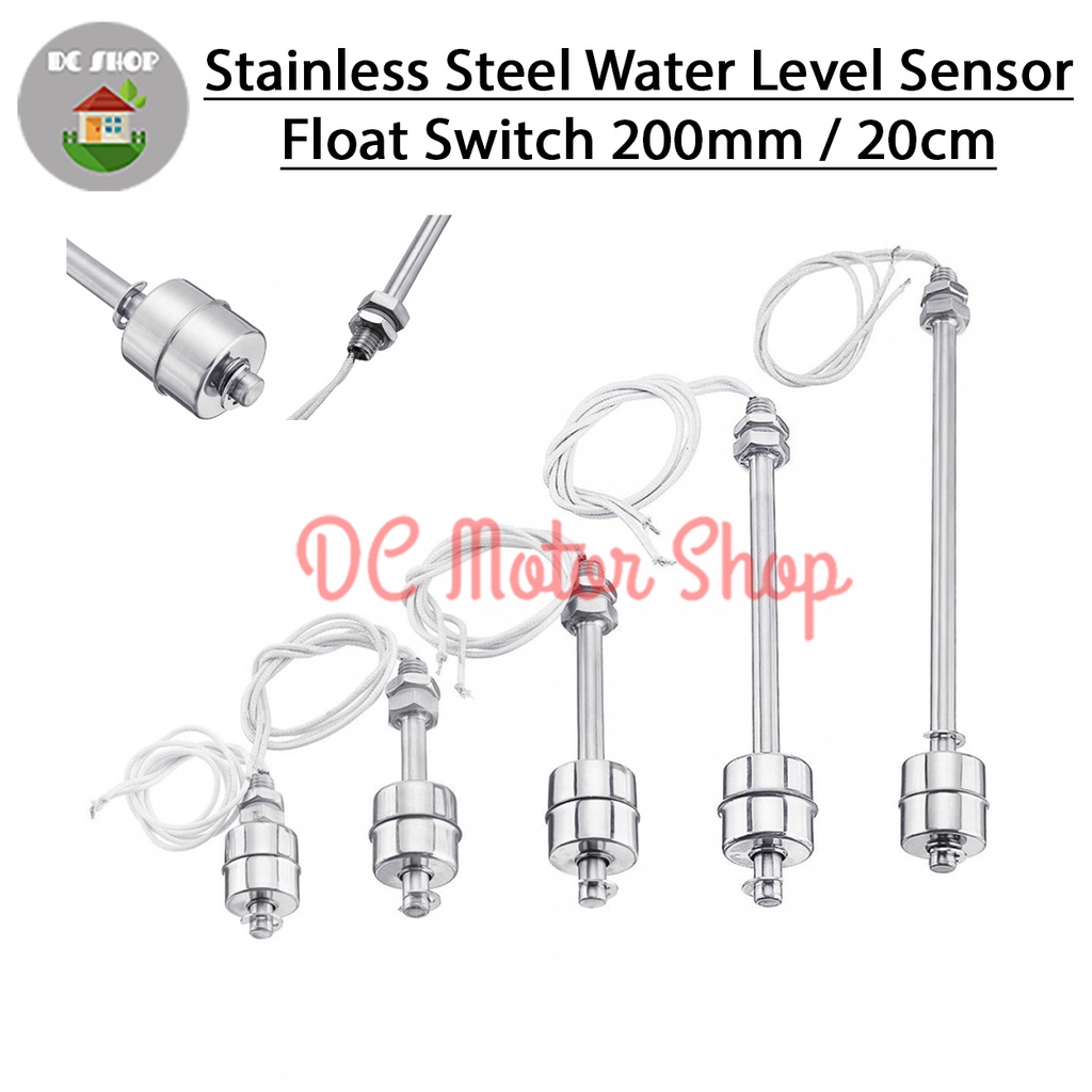 Jual Float Switch Stainless Steel Water Level Sensor 250mm Arduino ...