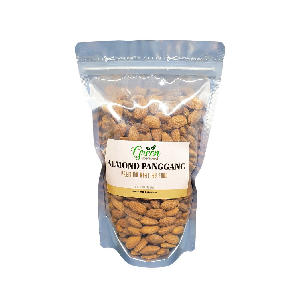 

KACANG ALMOND PANGGANG 400 GRAM / ROASTED ALMOND 400 GR / ALMOND BLUE DIAMOND / KACANG ALMOND ROASTED PREMIUM