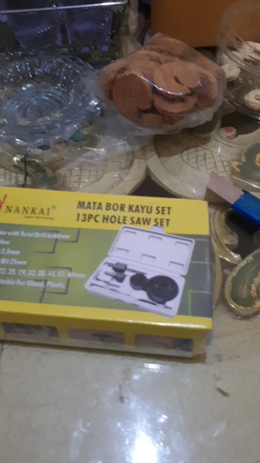 Mata Bor Kayu Bulat 13 Pcs / Hole Saw Wood Set