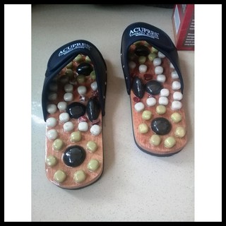  Sandal  Refleksi  Giok 38 Sd 39 Acupres Therapy Stone 