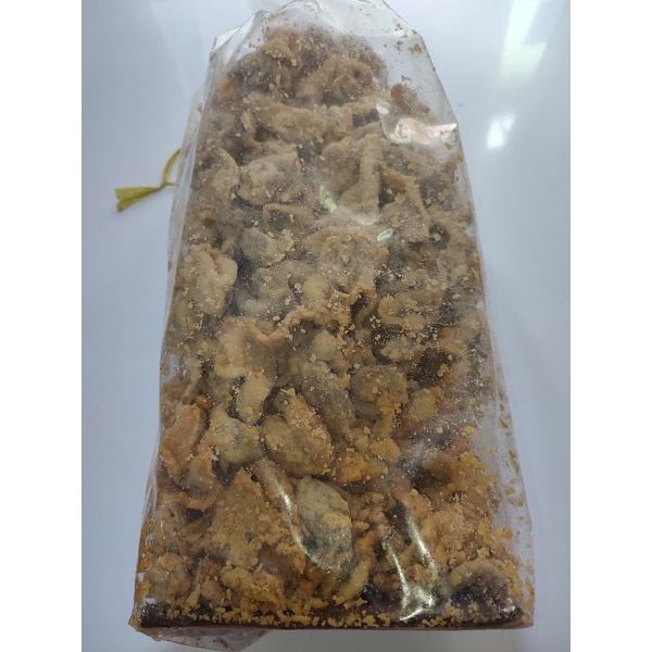 

Kripik kulit ayam kemasan ball+bumbu tabur