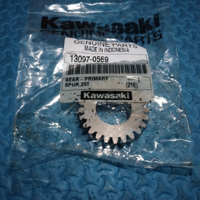 gear gir gigi primer kopling KLX 150 original Kawasaki 13097-0569