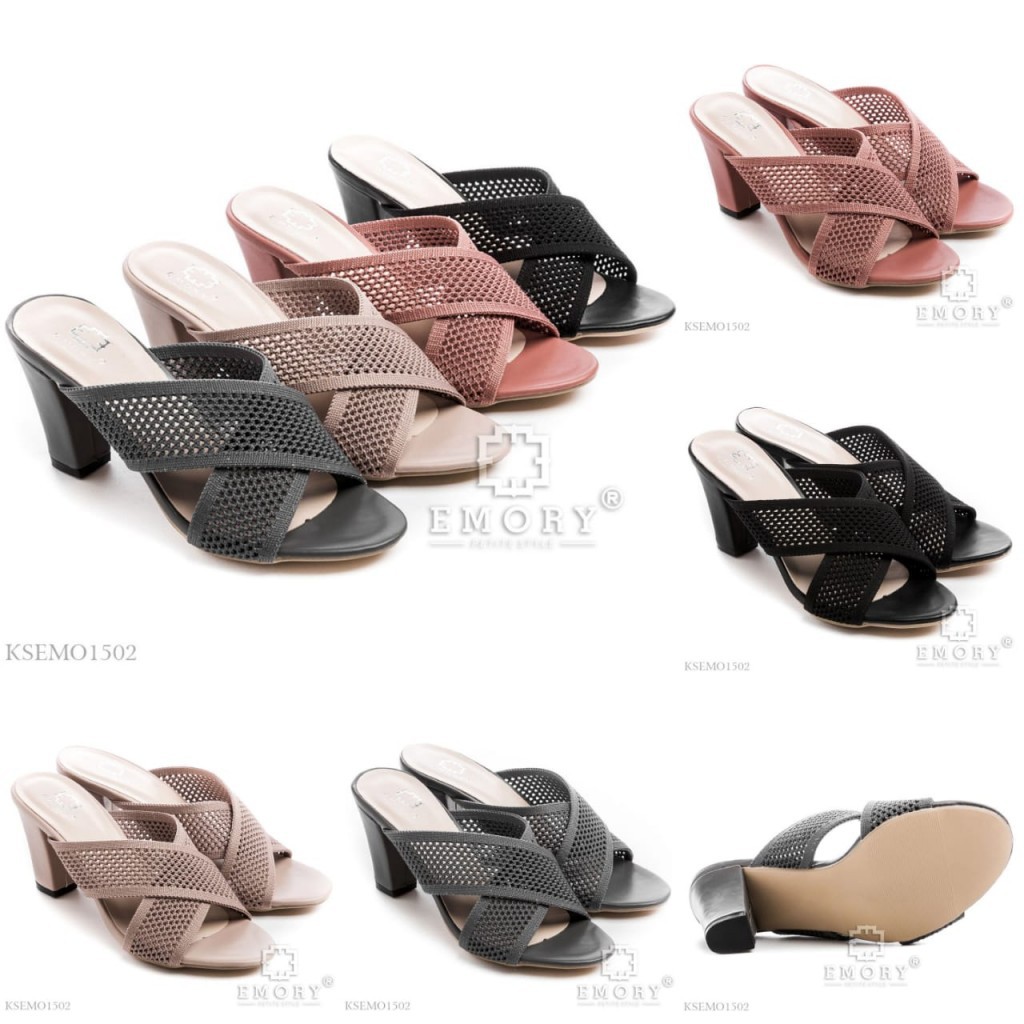 Heels chunky wanita Emory  Ariella  PA KSEMO1502
