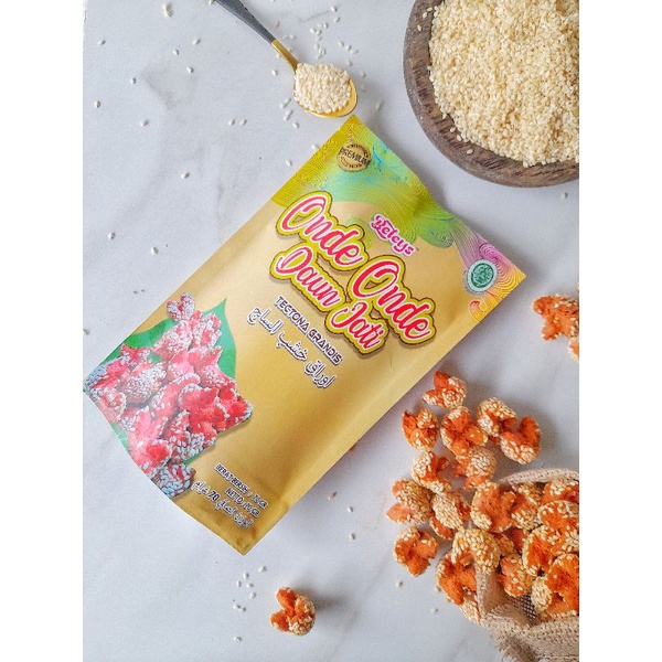 

onde onde crunchy daun jati