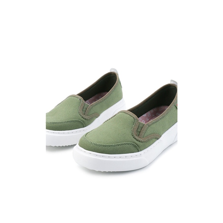 SEPATU SLIP ON OBERMAIN WANITA ORIGINAL BRANDED TERBARU HIJAU OW07