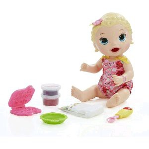 Unik baby alive snackin lily boneka bayi bisa makan dan poop Diskon