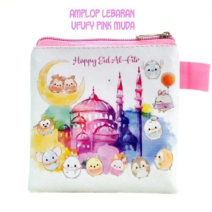 

U2 Dompet THR Lebaran Amplop THR Lebaran Ufufy Pink Muda