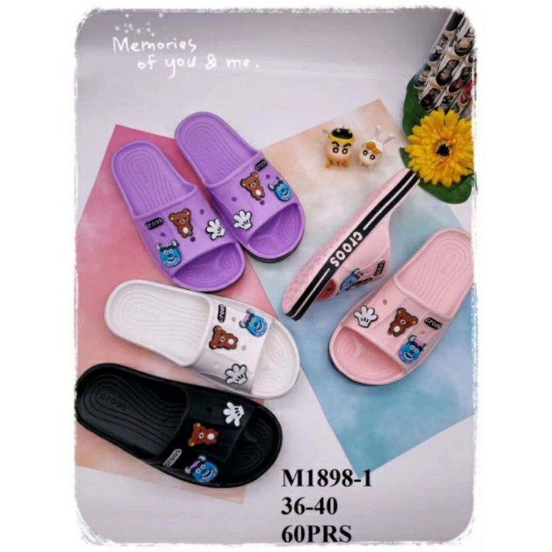 BALANCE M1898-30/SANDAL JELLY WANITA MOTIF LUCU
