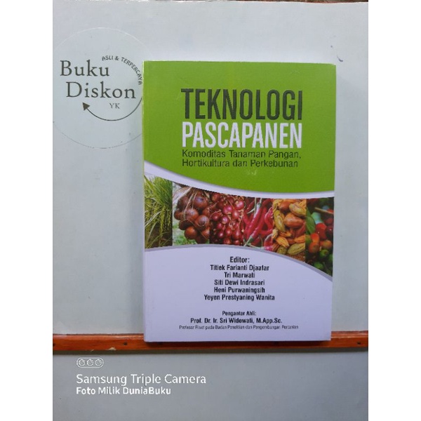 Jual Buku Origional Teknologi Pascapanen Komuditas Tanan Pangan ...