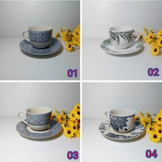 Set Cangkir Keramik Delicia CKKPSET00001 / Cangkir Keramik Set / Set Cangkir Teh