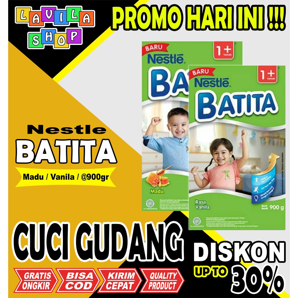 Susu Batita 1+ Vanila Madu 900rg Murah