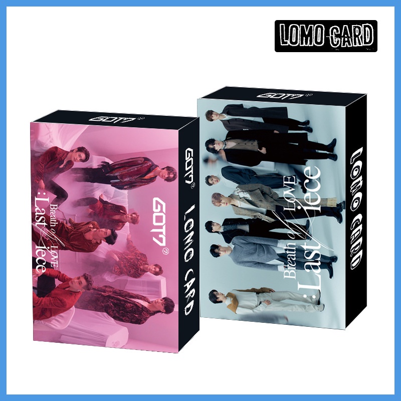 30pcs / set Kartu Lomo Foto Kpop GOT7 Untuk Koleksi