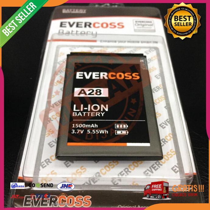 Acc Hp Baterai Evercoss A28 1500Mah Ori Oem