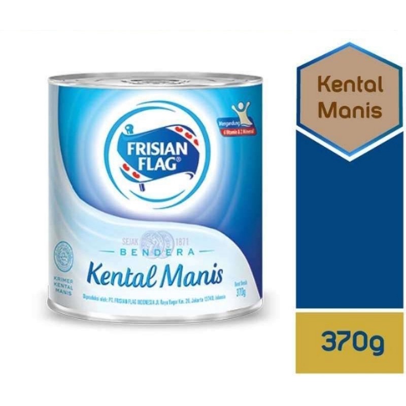 

Susu Kental Manis Frisian Flag kaleng 370g (1 pcs )