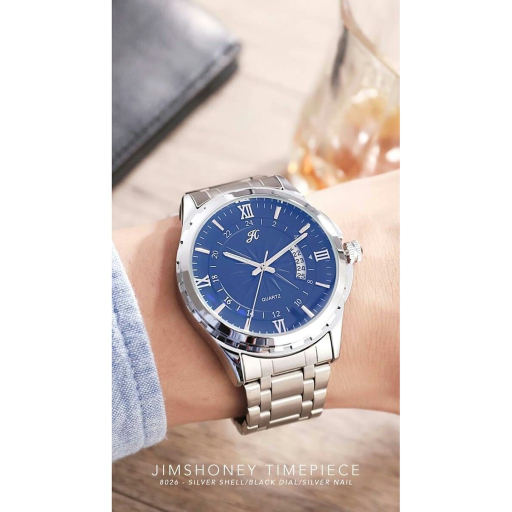 JAM TANGAN PRIA WATER RESISTANT jimshoney original jam 8026 JIMS HONEY