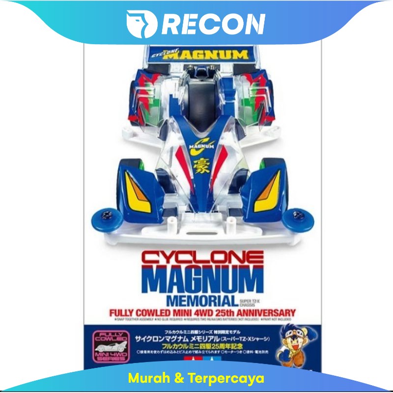 TAMIYA CYCLONE MAGNUM Memorial 25th TZ-X Chassis ORIGINAL ORI MINI 4WD 95126 STB TK