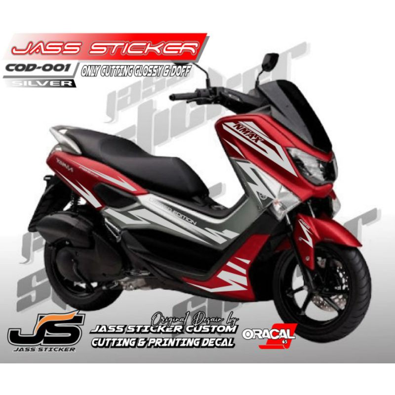 (COD) STICKER CUTTING NMAX 2018 / STIKER STRIPING NMAX / STRIPING VARIASI NMAX/ AKSESORIS MOTOR NMAX