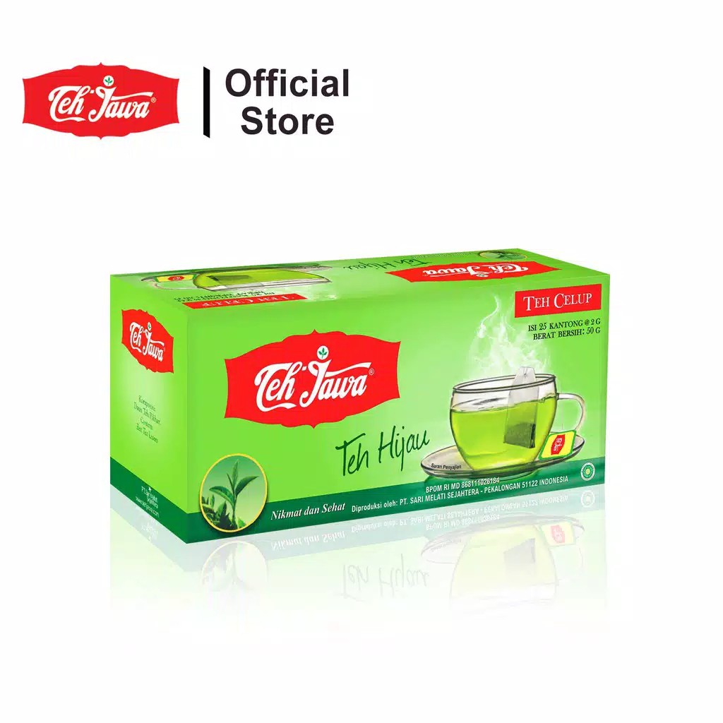 Teh Jawa Green Tea/Teh Hijau Celup isi 25