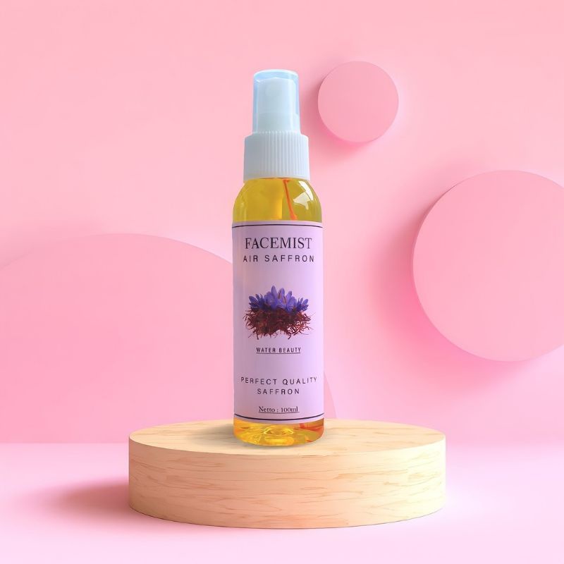 Medan Termurah 100 ml 100% + Rose Water Facemist Safron banyak fungsinya Saffron