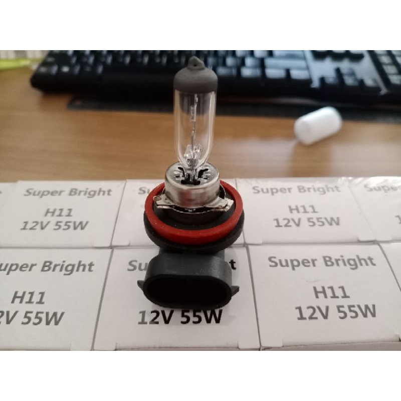 Bohlam Super Bright H11 12V 55W Merek Random