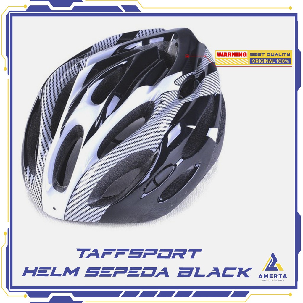 TaffSPORT Helm Sepeda EPS Foam PVC Shell - x10