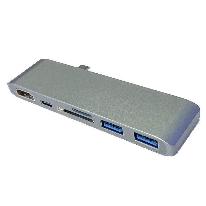 USB Hub 6 in 1 USB Type C with HDMI 4K &amp; Card Reader