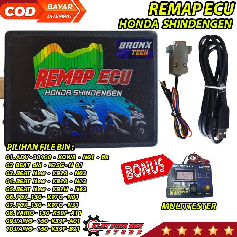 Remap ECU Honda Shindengen ADV VARIO BEAT PCX 150 Stater Alus