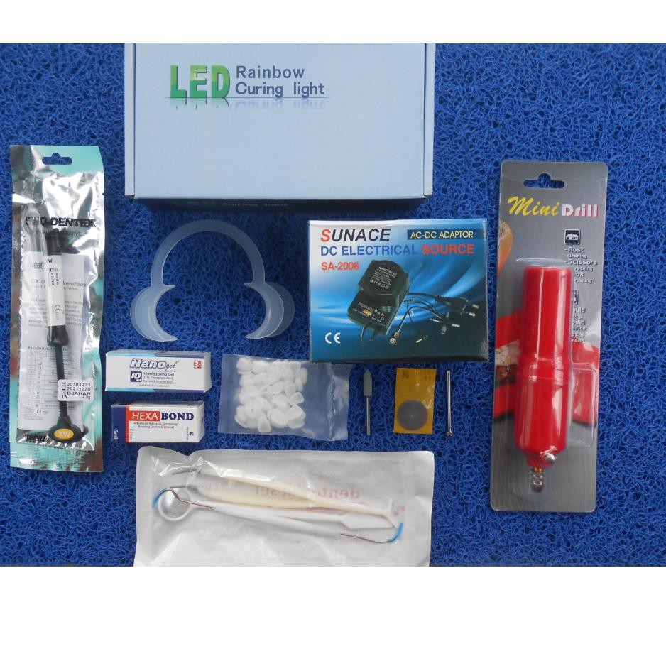 Paling diminati Paket Usaha Pemasangan Veneer Gigi Kelinci Tipe Direct dan Tempel Porselen Super Pu