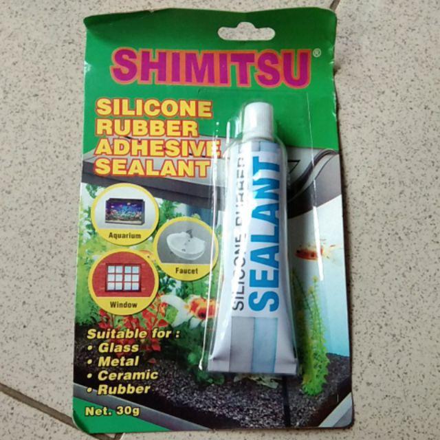 Lem Kaca 30gr Silikon silicon Sealant aquarium akuarium Lem Kaca 30gr Silikon silicon Sealant aquarium akuarium