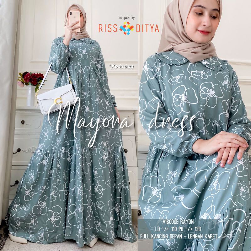 Mayora dress / gamis rayon viscose by RSD