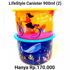 Lifestyle canister taupperware wadah tempat sajian