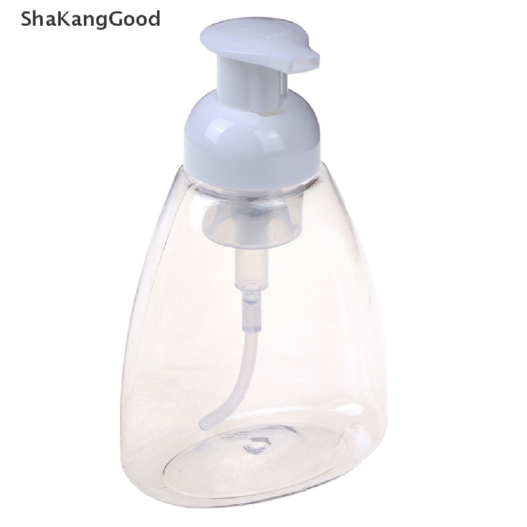 Botol Dispenser Sabun Cair Model Pompa Tangan Bahan Plastik Bening 300ml