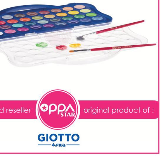 

♂ Giotto Acquerelli mini set 36 warna Cat Air Watercolors block ☂