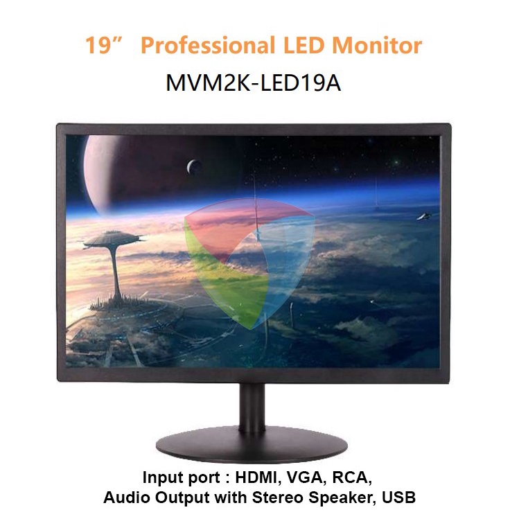 MONITOR LED MEGAVISION 19 INCH -VGA HDMI