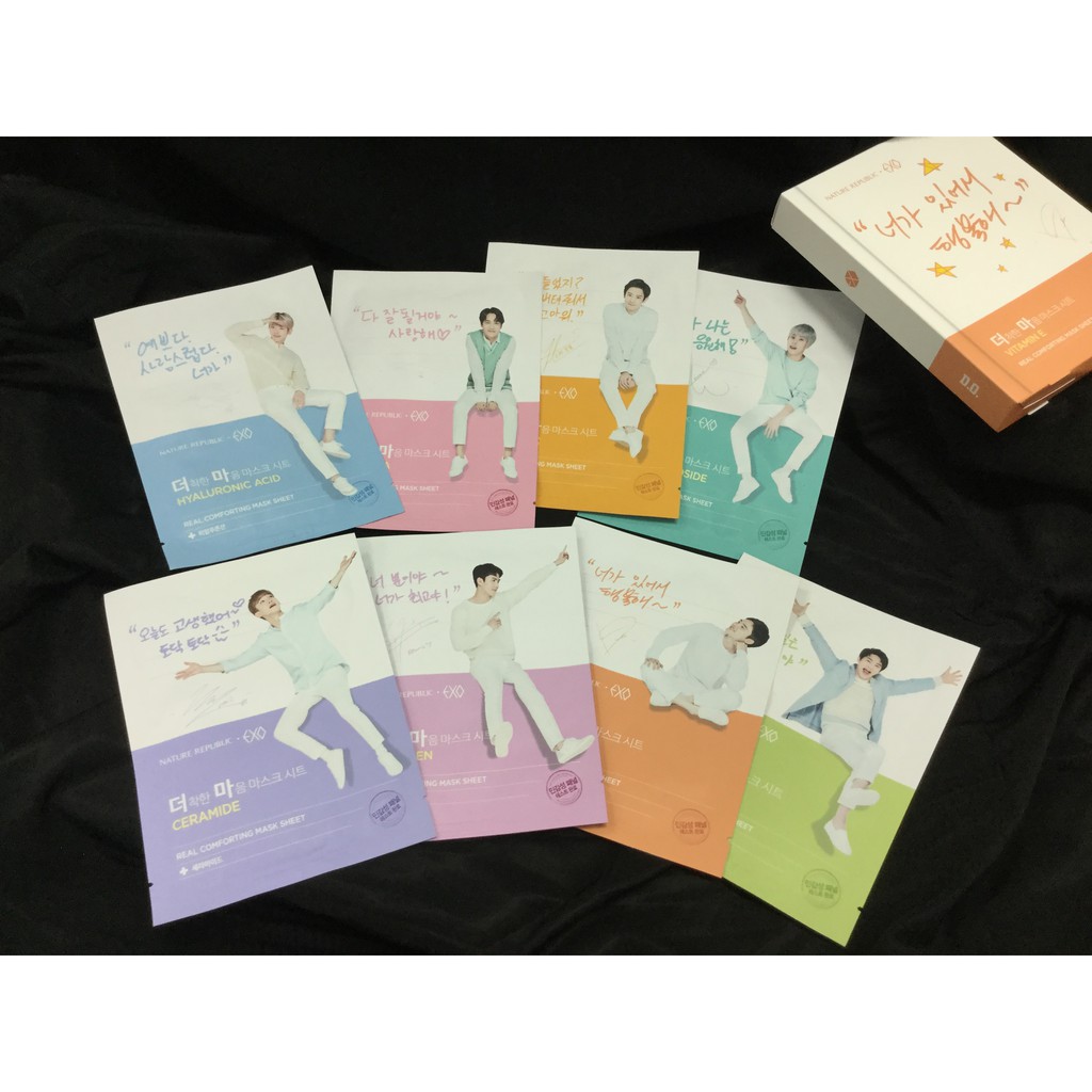 EXO NATURE REPUBLIC "Comforting Mask Sheet"