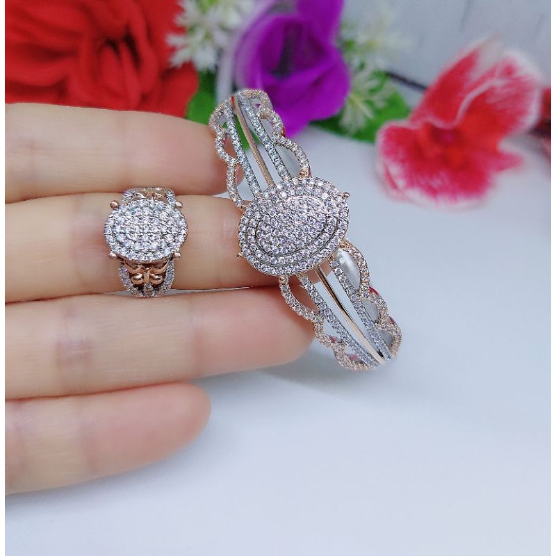 Gelang&amp;Cincin set Kombinasi Perhiasan fashion