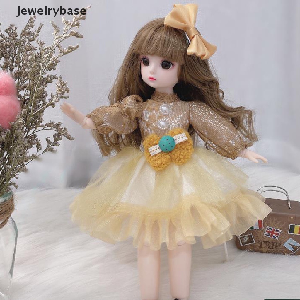 (jewelrybase) Mainan Dress Mini Tanpa Lengan Untuk Boneka BJD 1 / 6 30cm