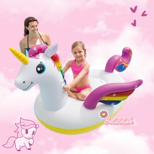 (BIG SIZE) Pelampung Renang Balon Ban Renang Dewasa INTEX Unicorn
