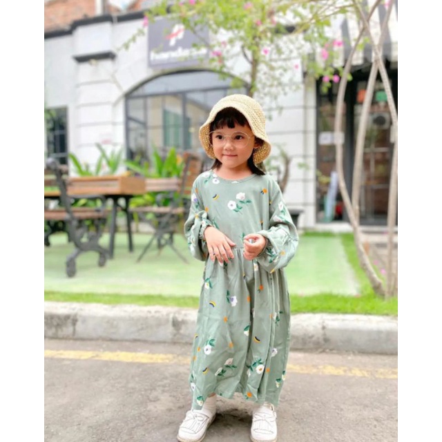 Gamis Anak Rayon Tiara Original Hooney Bee Baju Anak Perempuan Super Premium Terlaris Termurah Best Seller