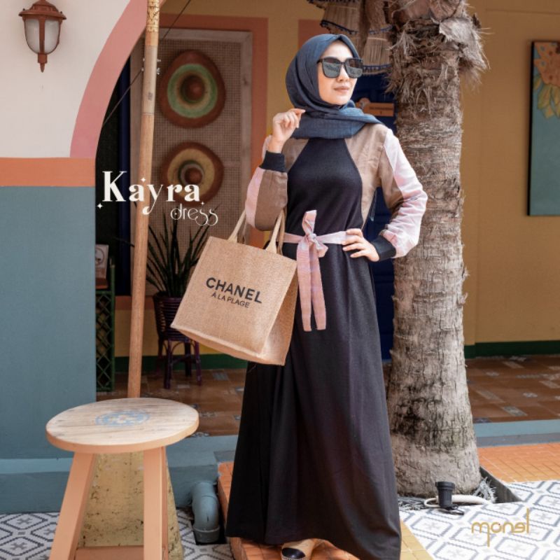 KAYRA DRESS ORI BY MONEL (bisa COD)