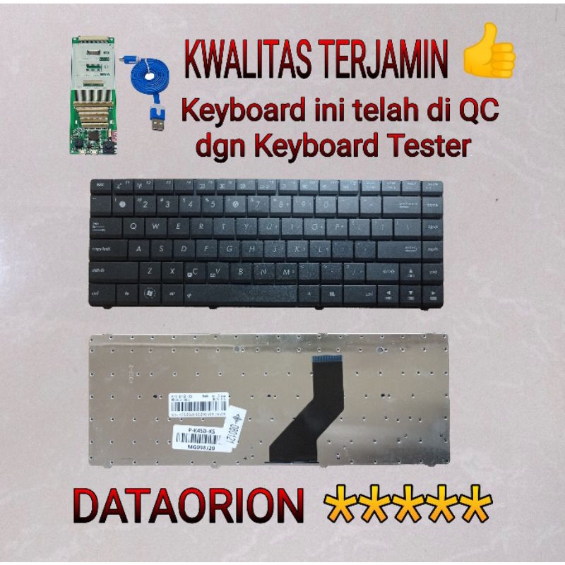 KEYBOARD ASUS K45DR K45DE K45D K45VD K45VM K45VJ K45VS BLACK