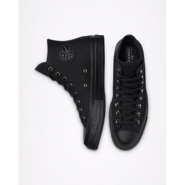 SEPATU CONVERSE HIGH PREMIUM FASHION PRIA WANITA SNEAKER SHOES FULL BLACK OLAHRAGA SEKOLAH IMFORT