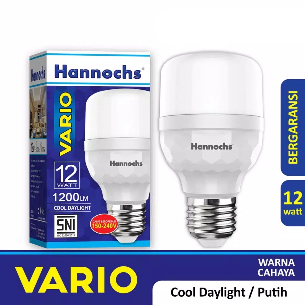 Hannochs Lampu LED Capsule Vario 12 Watt - Cahaya Putih