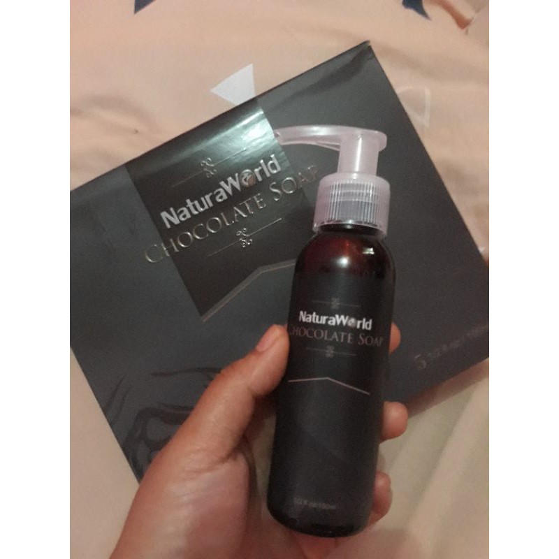 

natura world chocolate soap