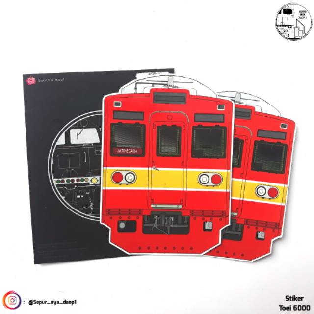 

Stiker KRL Toei 6000