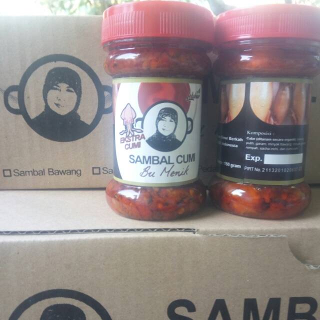 

Sambal cumi bu Menik, dengan cabe yang ditanam secara organik