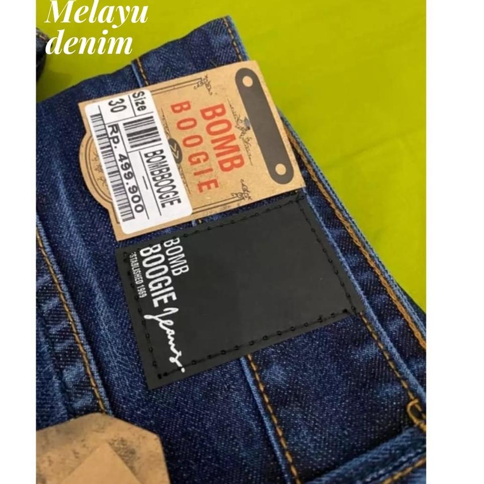 Paling Dicari.. MELAYU DENIM CELANA PANJANG PRIA BOMBOOGIE ORIGINAL /  CELANA BOMBOOGIE / BOMBOGI-